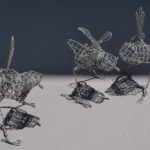 3 life size Wrens by Lucy McCann