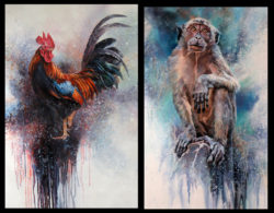 Autumn 2020 Animal Portraits in Acrylics – an extension workshop with Barry McCann