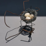 Nest 2. Handmade wire nest by Lucy McCann