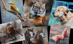 Animal Portrait in Acrylic – 3 Day Online Art Class