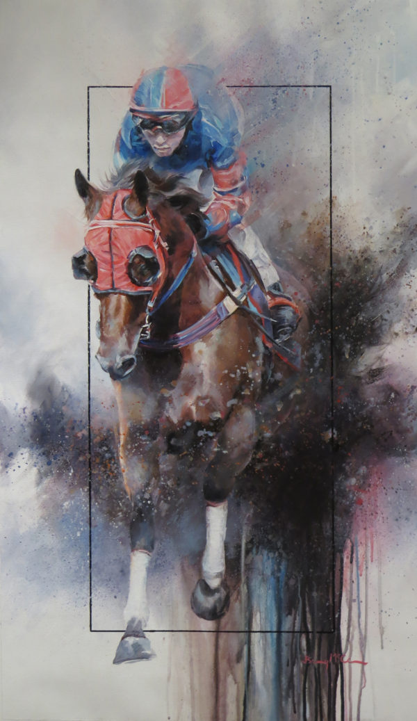 Barry McCann Horse 53 x 91 cm acrylic